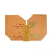 Calendrier de l'avent à monter soi-même - Village Kraft - Métallisé x1