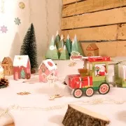 Calendrier de l'avent à monter soi-même - Village Kraft - Métallisé x1