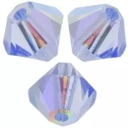 Toupies en cristal PureCrystal 5328 4 mm Light Sapphire AB x50