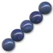 Perle ronde en pierre gemme Lapis Lazuli 12 mm x1
