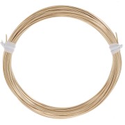 Fil dur rond 0.8 mm en Gold filled (or laminé) x7.5m