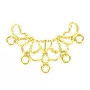 Estampe intercalaire 27x20 mm doré à l'or fin x1