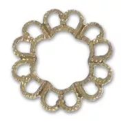 Estampe ronde 19 mm bronze x1