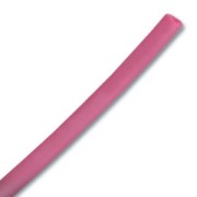 Cordon en plastique creux 4 mm Dark Fuchsia x 2 m