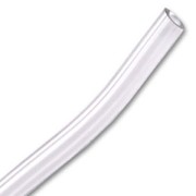 Cordon en plastique creux 4 mm Transparent x 50 cm