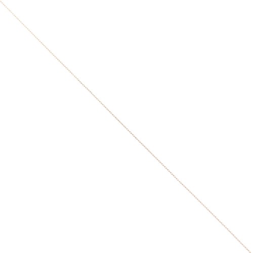 Chaîne fine maille Rectangle 0.45mm - Acier inoxydable 316L Doré x50cm