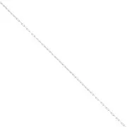 Chaîne fine maille Rectangle 0.45 mm - Acier inoxydable 316L x1m