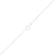 Tour de cou chaîne maille gourmette pour intercalaire - Argent 925 x40cm