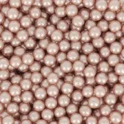 Perles rondes sans trou - boules PureCrystal - 5809 3 mm Rose Gold Pearl x25
