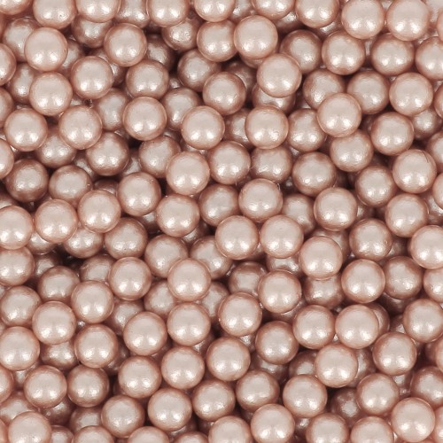 Perles rondes sans trou - boules PureCrystal - 5809 3 mm Rose Gold Pearl x25