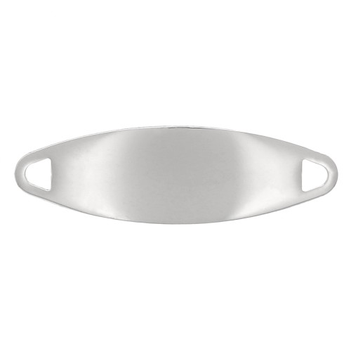 Intercalaire pour bracelet à graver 30x9 mm - Acier inoxydable x1