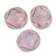 Rose - Facettes 8 mm French Rose x20 Facettes 8 mm French Rose x20