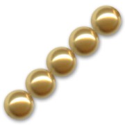 Perles nacrées PureCrystal 5810 12 mm Bright Gold Pearl x4|raw }}
