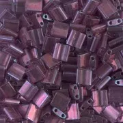 Miyuki Tila Beads 5x5x1.9 mm TL-0316 - Lt Amethyst Gold Luster x10g