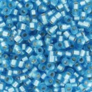 Miyuki Delica 11/0 DB0692 - Dyed Semi Mat Silver Lined Aqua x8g