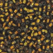 Miyuki Delica 11/0 DB0604 - Dyed Silver Lined Golden Olive x8g