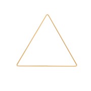 Triangle nu en métal pour attrape rêves suspension et abat-jour 20 cm Doré mat x1|raw }}