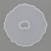 Moule en silicone - forme géode évidé - 130x130 mm pour résine x1