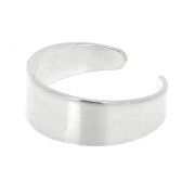 Bague large 6 mm réglable sans anneau en Argent 925 x1|raw }}