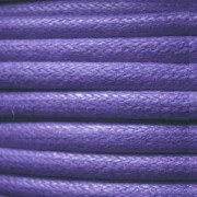 Coton ciré européen 1.3 mm Violet x 1 m