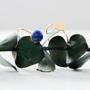 Bague fine avec plateau pour cabochon 8 mm - Taille 56 - Plaqué Or 3 microns x1