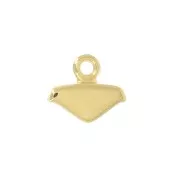 Cymbal - Embout de finition pour Chevron Beads 9x10 mm Mikronisi - Doré à l'or fin x1