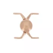 Cymbal Fermoir aimanté pour Miyuki Delica 11/0 18x17 mm Kissamos II Doré rose