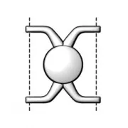 Cymbal Fermoir aimanté pour Miyuki Delica 11/0 18x17 mm Kissamos II Doré rose