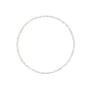 Anneau de montage et tissage rond diamanté 23 mm en Argent 925 x1|raw }}