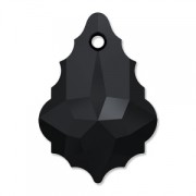 Goutte Baroque PureCrystal 6090 16x11 mm Jet x1|raw }}