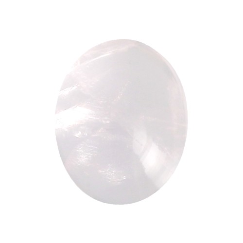 Cabochon ovale 10x8 mm - Quartz rose x1