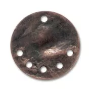 Sequin froissé intercalaire 15 mm cuivré vieilli x1