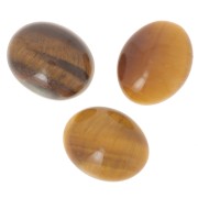 Cabochon ovale 10x8 mm - Oeil de tigre x1