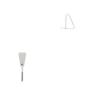 Attache pendentif - bélière 8.6 mm avec tige en Argent 925 x1