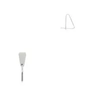 Attache pendentif - bélière 8.6 mm avec tige en Argent 925 x1