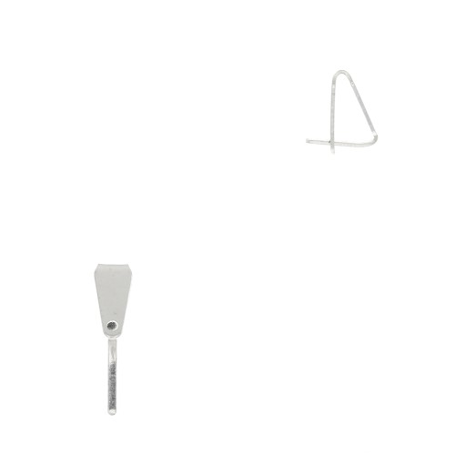 Attache pendentif - bélière 8.6 mm avec tige en Argent 925 x1