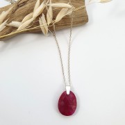 Attache pendentif - bélière 8.6 mm avec tige en Argent 925 x1