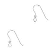 Crochets d'oreilles boule 16.5 mm en Argent 925 x2|raw }}