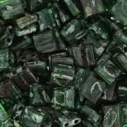 Miyuki Tila Beads 5x5x1.9 mm TL-4507 - Transparent Green Picasso x10g