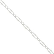 Chaîne maille Fantaisie alternée 2.85 mm - Argent 925 x50cm