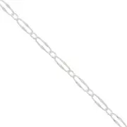 Chaîne maille Fantaisie alternée 2.85 mm - Argent 925 x50cm