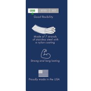 Fil Cablé 7 brins 0.46 mm - Beadalon - Acier x9,2 m