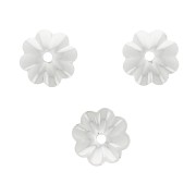 Coupelles fleurs 6 mm en Argent 925 x10