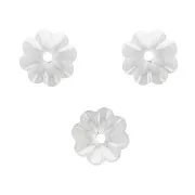 Coupelles fleurs 6 mm en Argent 925 x10