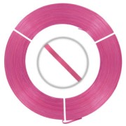 Fil Aluminium plat 3 mm Fuchsia x10 m