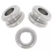 Perle gros trou 5x7 mm - Acier inoxydable 304 x1