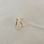 Réducteur de bague transparent 95x3 mm en plastique x1