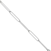 Chaîne maille Rectangle allongé 4 mm en Acier inoxydable 316L x1m