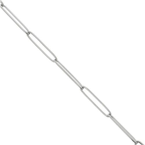 Chaîne maille Rectangle allongé 4 mm en Acier inoxydable 316L x1m