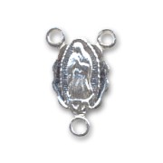 Intercalaire Vierge pour chapelet 13x9 mm en Argent 925 x1